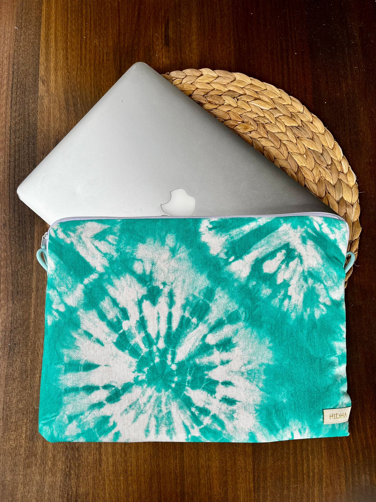 FUNDA PORTATIL TYE DYE VERDE