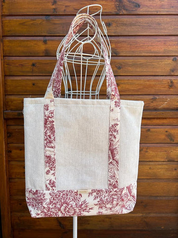 TOTE BAG JIMENA GRANATE